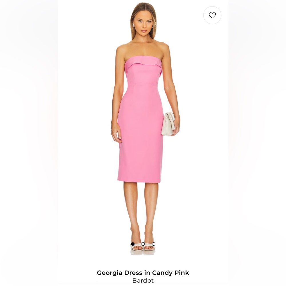 Bardot Georgia Dress in Candy Pink US size 10
